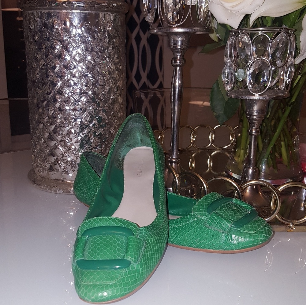 Green Crocodile Flats
